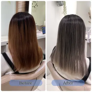 ミディアム 大宮/バレイヤージュ 髪質改善/澤田隆誠のヘアスタイル