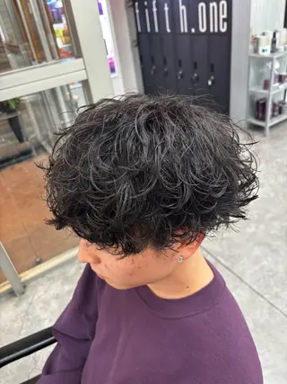 パーマ メンズ メンズ特化✨️ 韓国風パーマ🔥一八のヘアスタイル