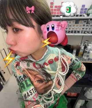 ミディアム カラー 岡山ハイトーン・ ルーツカラー/こもものヘアスタイル