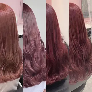 セミロング カラー ヘアアレンジ 透明感/艶髪/💖 トレンドスタイル💖のヘアスタイル