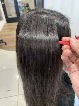 ロング パーマ EARTH稲毛店所属・片山 果美のヘアスタイル