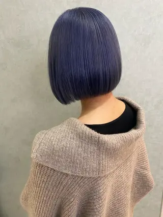 ミディアム 福岡縮毛矯正✨️ ストレート 向井和輝のヘアスタイル