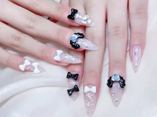 ネイル M🌷nail 長さだし専門店のネイルデザイン