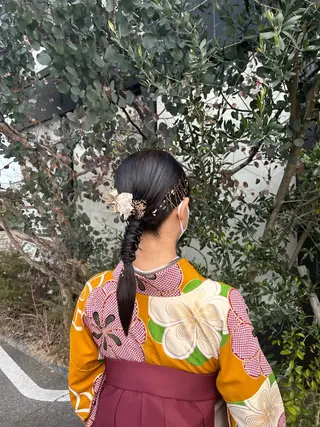 ヘアアレンジ hair lapis上地所属・ハヤシ ユウカのヘアスタイル