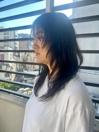 セミロング Emerge渋谷店所属・パーマ/レイヤー 🐯ヒョウガ🐯のヘアスタイル