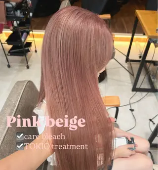 セミロング カラー 🎀髪質改善・艶髪カ ラー🎀YUMEKAのヘアスタイル