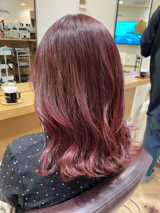 ミディアム カラー 韓国レイヤー🎀/ 顔周り特化🎀/豊田のヘアスタイル