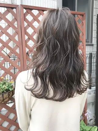 ロング カラー 🖤🎀韓国カラー ゆう🎀🖤のヘアスタイル