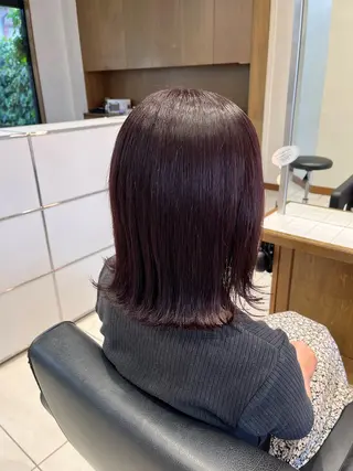 ショート アフェクション大曽根所属・💞暖色艶カラー/ ホウツキカナ🍒のヘアスタイル