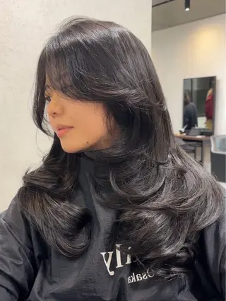 ロング 心斎橋/海外レイヤー 募集中三好玲奈のヘアスタイル