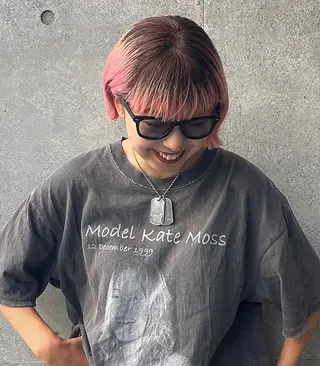 ショート カラー HAIR SALON M所属・🌈ハイライト🌈 メンズパーマアリサのヘアスタイル