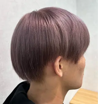 ショート メンズ エクステ/ハイトーン /ミサキのヘアスタイル