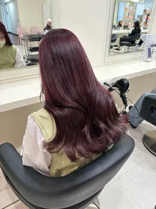 カラー 暖色ガーリーヘア🎀 MEARI🩰のヘアスタイル