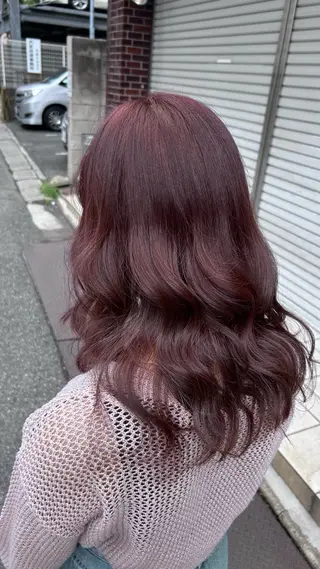 セミロング 長田 麻友子のヘアスタイル