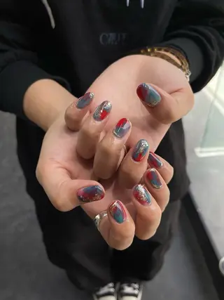 ネイル GRANDE大須 Cecil💜のネイルデザイン