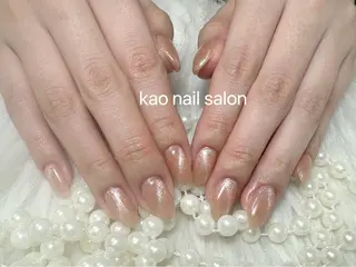 ネイル kao nail マグネット/長さだしのネイルデザイン