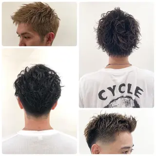 ショート メンズ MATSURI BASE.AWAJIのヘアスタイル