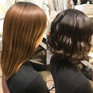 ショート カラー SALOWIN Frente店所属・個室で似合わせ好印象 🧡外山弥千代のヘアスタイル