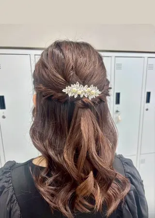 ロング ヘアアレンジ ️💛ᩚヘアセット/ エクステ/みゆ️🌻のヘアスタイル