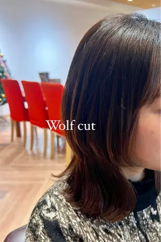 ミディアム 加納千華 /ボブ/ぱつっとボブのヘアスタイル