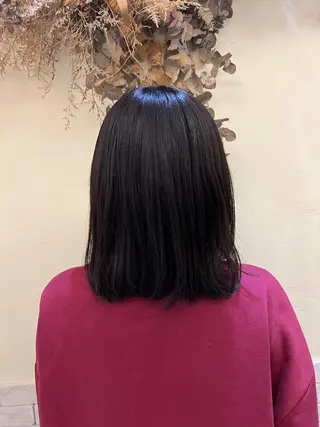 ミディアム 山口 愛紗花のヘアスタイル