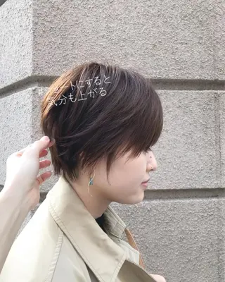 ショート 美髪❣️縮毛矯正/ 髪質改善✨/山本のヘアスタイル