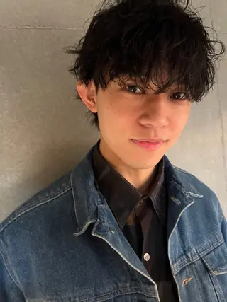 パーマ Hank.所属・竹下 浩一のヘアスタイル