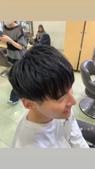 メンズ レイヤー/スパイキー ショート/坂本翔のヘアスタイル