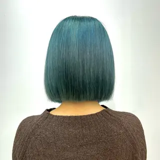 カラー 顔まわり/ボブウルフ 🤍愛唯(めい)のヘアスタイル