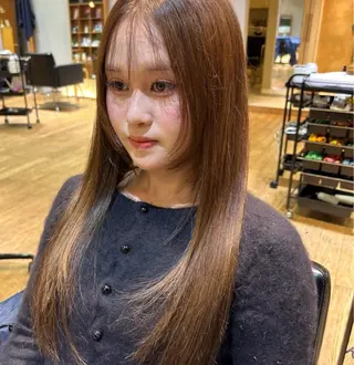 ロング 【パーマ🌀/暖色カ ラー🍷】ななこ🌴のヘアスタイル