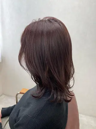 ミディアム カラー tocca河原町〰️ 藤川日向のヘアスタイル