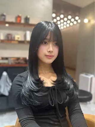 ロング カラー レイヤー/艶髪/ 髪質改善/YUYAのヘアスタイル