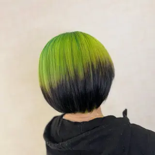 ミディアム カラー ボブ/ハイトーン髪質 改善/越谷✨クラモチのヘアスタイル