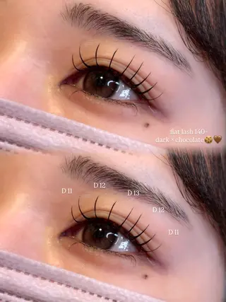 マツエク・マツパ La Chouette umeda EST所属・akamatsu kannaのマツエク・マツパデザイン