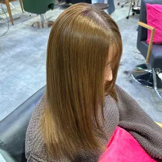 ミディアム 照井 美桜のヘアスタイル