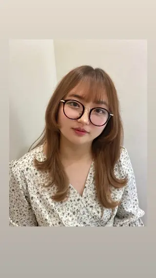 ロング 🎀透明感カラー 🐈ナズナのヘアスタイル