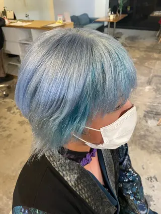 メンズ La fith hair ray所属・メンズ/パーマ/ ブリーチ/KAITOのヘアスタイル