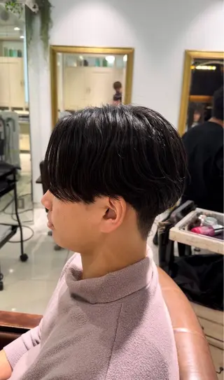 メンズ SALOWIN渋谷caldo店B1所属・岐津公太 メンズ縮毛矯正のプロのヘアスタイル
