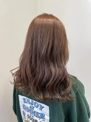 セミロング カラー ヘアアレンジ mir所属・柿沼 未夢のヘアスタイル