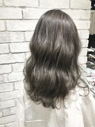 ミディアム カラー パーマ ヘアアレンジ メンズ キッズ ネイル マツエク・マツパ バレイヤージュ/ 髪質改善/渡邉悟🌱のヘアスタイル