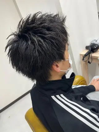 ショート メンズ 峯 渉人のヘアスタイル
