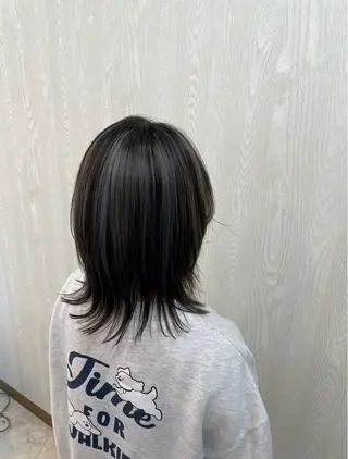 セミロング 甲田 和生のヘアスタイル