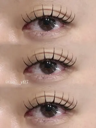 マツエク・マツパ BOOBEE eyelash所属・山下 紗采のマツエク・マツパデザイン