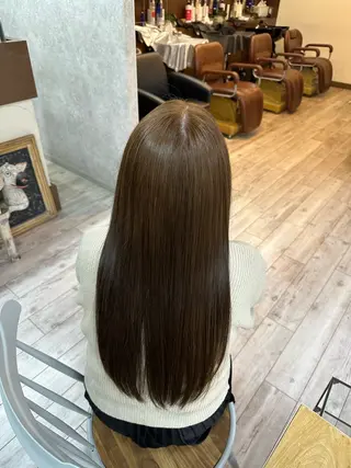ロング カラー なぎは/暗髪・ ナチュラルカラーのヘアスタイル