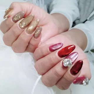 ネイル 門戸厄神プライベートサロンulunail所属・ulunail mikaのネイルデザイン