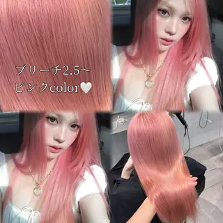 ロング 縮毛👱🏽‍♀️ 🎀海外ハイライトのヘアスタイル