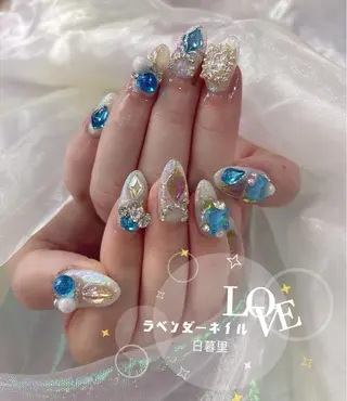 ネイル ラベンダー💖日暮里 ルル💖ネイルのネイルデザイン