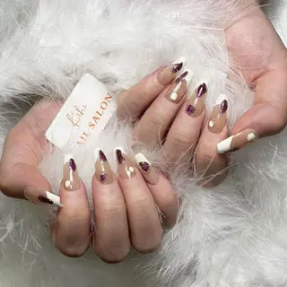 ネイル 💕鈴木ユリ パラジェル/オフ無料のネイルデザイン