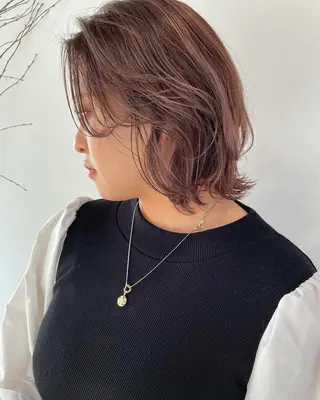 ショート カラー silo所属・silo MOKA 顔周りカット🦦のヘアスタイル