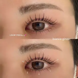 マツエク・マツパ bianca銀座店 TANAKAのマツエク・マツパデザイン